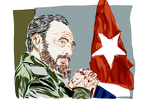 Cheers Fidel Castro